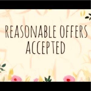 All reasonable offers considered 🙌🏼